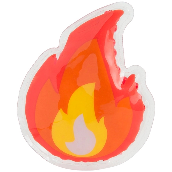 Fire Emoji Gel Bead Hot/Cold Packs