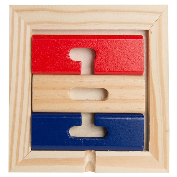 Colorful Wooden Star Puzzle - Image 2