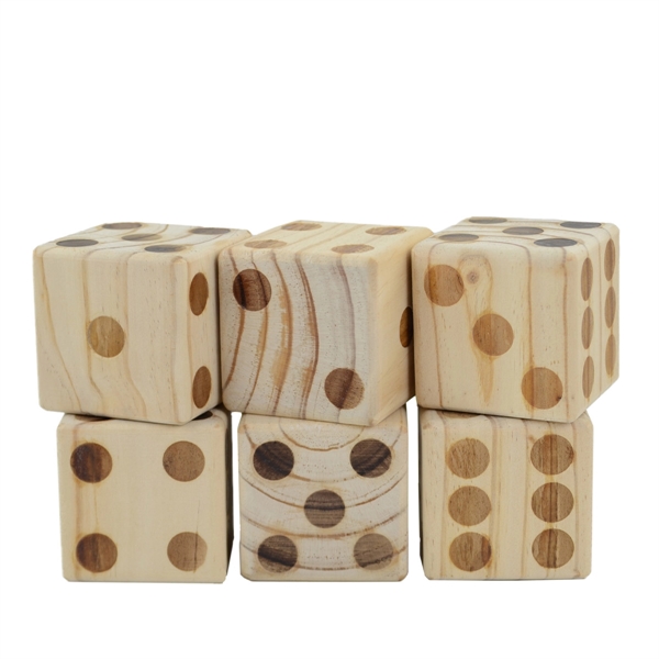 Oversize Wooden Yard Dice Game - Image 5
