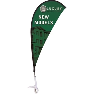 Teardrop Clip Banner - SINGLE Sided-FREE SHIPPING