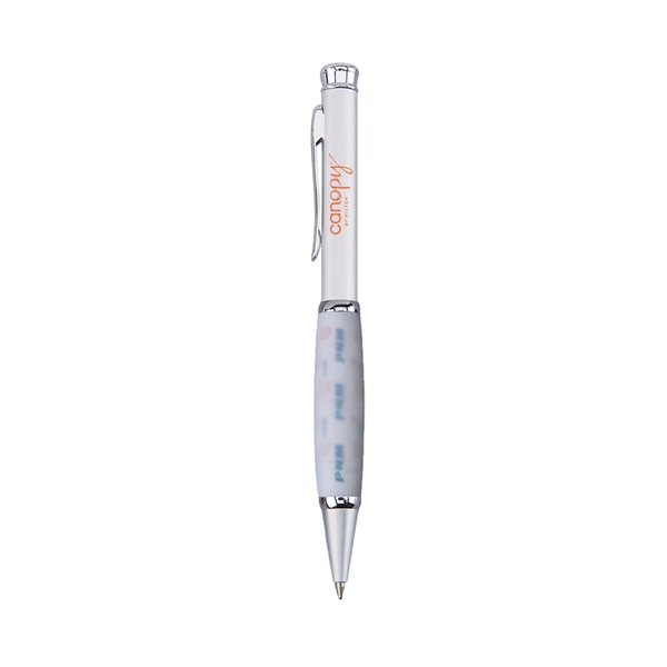 Metal Twist Action Ballpoint Pen with Rubber Grip - Image 8