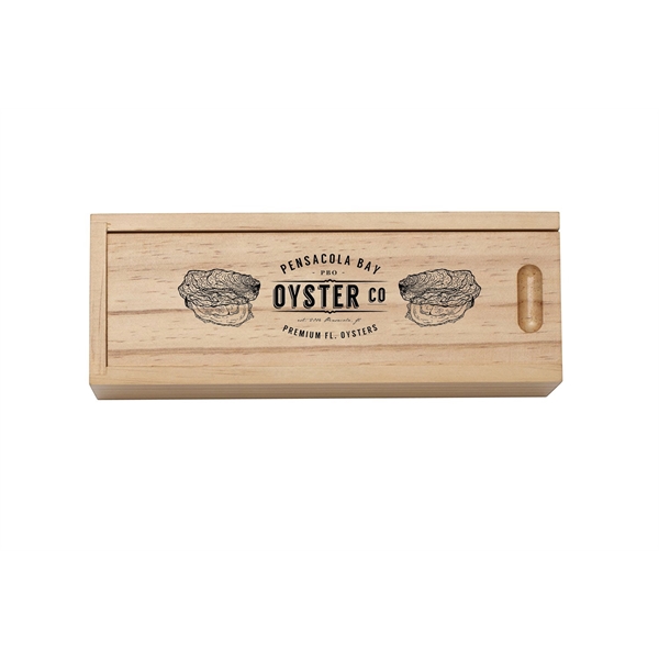 Oyster Shucker Knife in Naturalwood Gift Box - Image 3