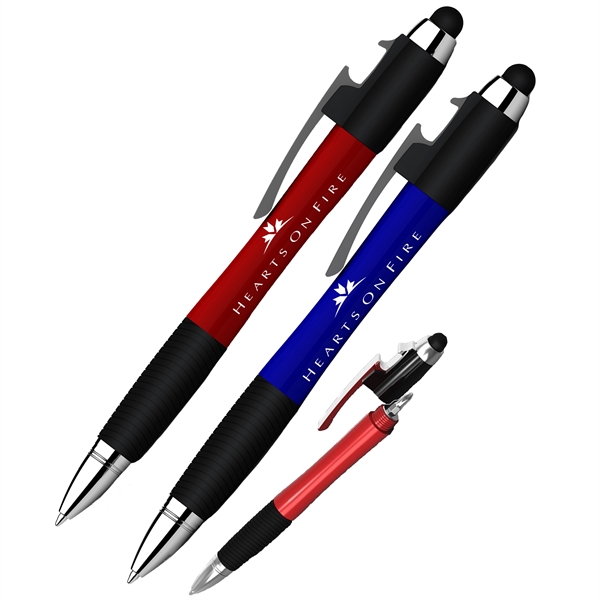Color Ballpoint Pen w/ Screwdriver, Bottle Opener and Stylus - Image 1