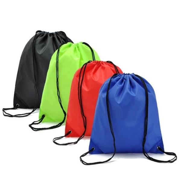 210D Polyester Polyester Drawstring Backpack - Image 2