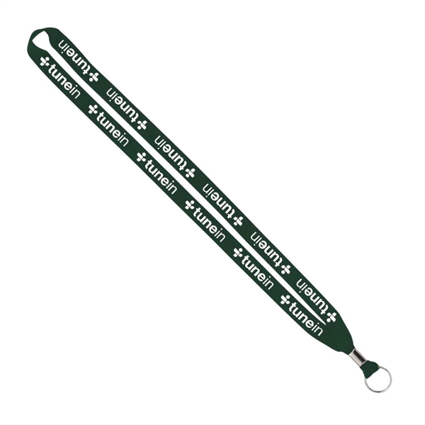 Import Rush 5/8" Polyester Lanyard with Silver Crimp & Ring - Image 10
