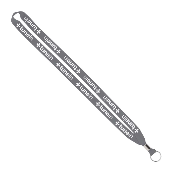 Import Rush 5/8" Polyester Lanyard with Silver Crimp & Ring - Image 11
