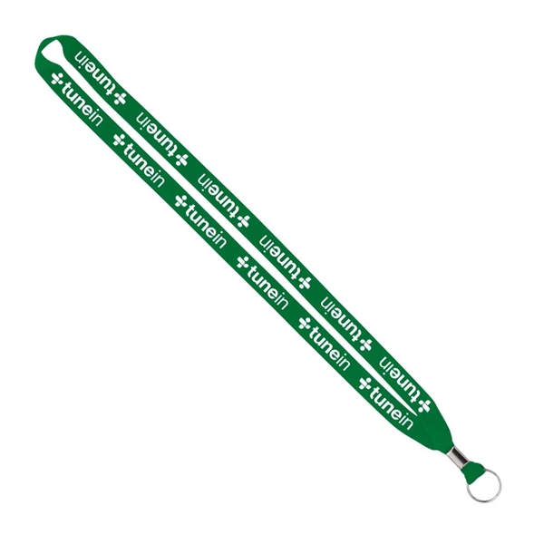 Import Rush 5/8" Polyester Lanyard with Silver Crimp & Ring - Image 12