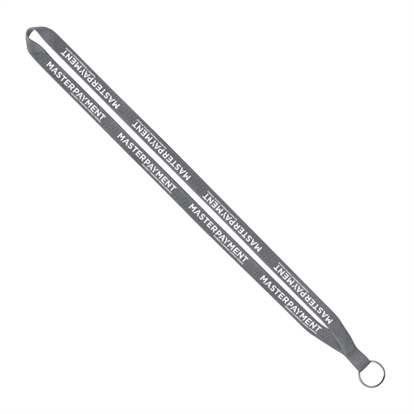 Import Rush 1/2" Polyester Lanyard with Sewn Silver Ring - Image 13