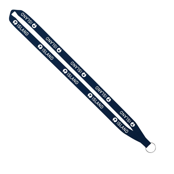 Import Rush 5/8" Polyester Lanyard with Sewn Silver Ring - Image 8