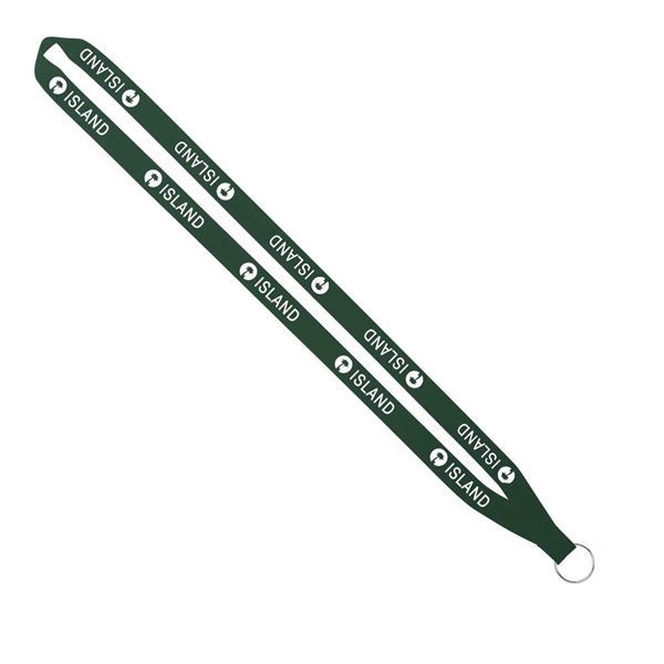 Import Rush 5/8" Polyester Lanyard with Sewn Silver Ring - Image 10