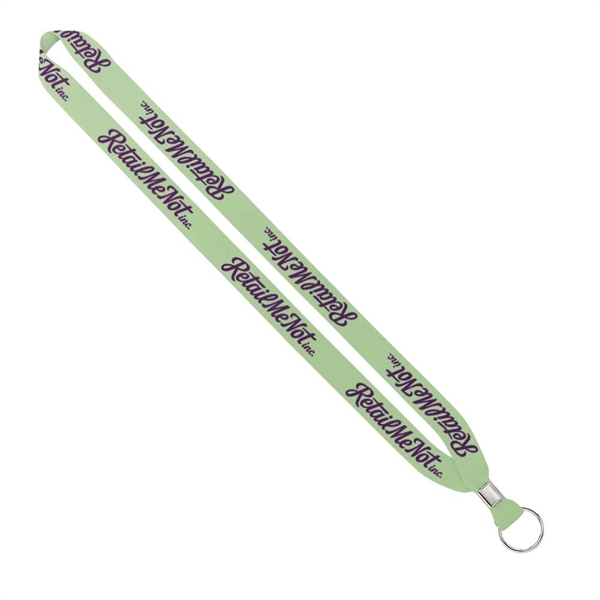 Import Rush 3/4" Dye-Sublimated Lanyard with Crimp and Ring - Image 1
