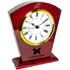 Damian High Gloss Wooden Clock