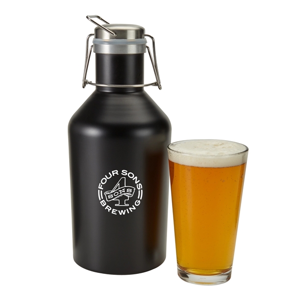 64 Oz. Stainless Steel Growler - Image 1