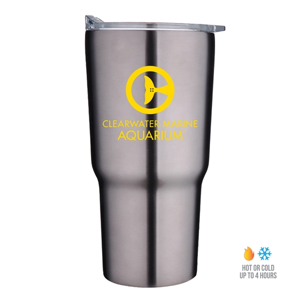 30 oz Economy Tapered Stainless Steel Tumbler - Image 1