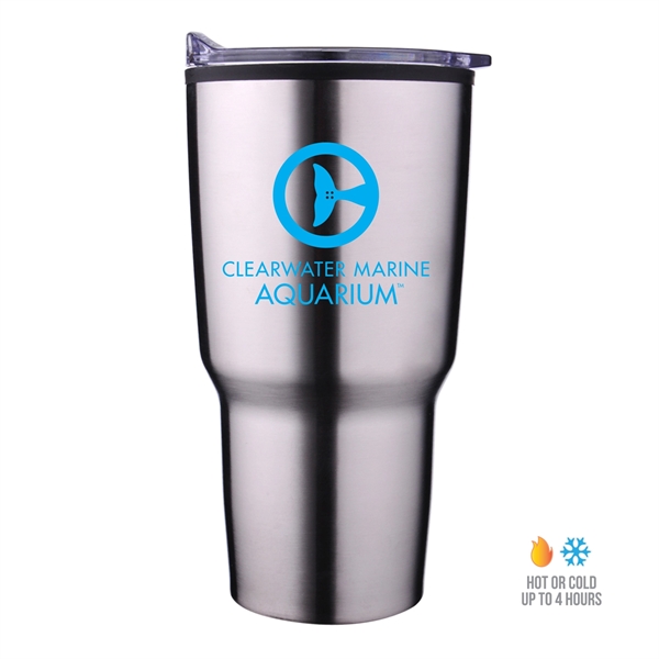 30 oz Economy Tapered Stainless Steel Tumbler - Image 3