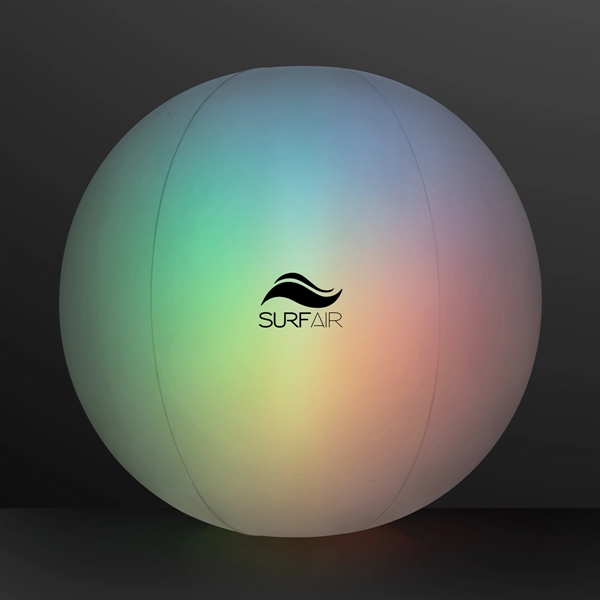 LED Jumbo Inflatable Glow Ball - 20" Diameter - Image 1