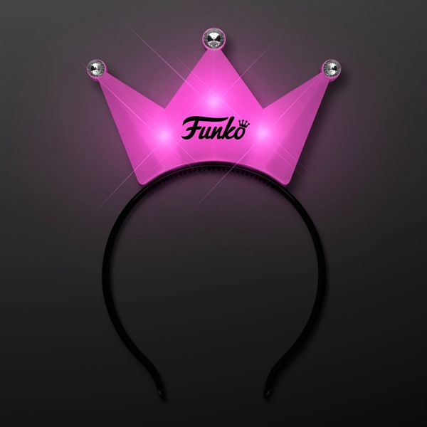 LED Crown Tiara Headbands, Princess Party Favors - Image 2
