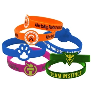 IMPACT BANDS COLOR FILLED WRISTBANDS