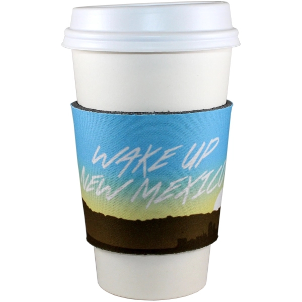 Sublimated Coffee Wrap Beverage Holder - Image 2