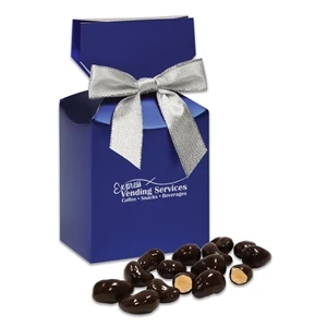 Chocolate Sea Salt Cashews in Blue Premium Delights Box