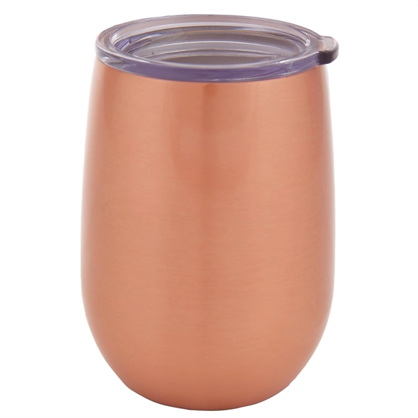 Copa C 9 oz Stemless Copper Wine Mug - Image 2