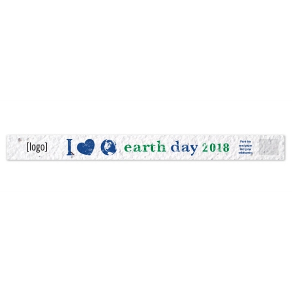 Earth Day Seed Paper Wristband - Image 2