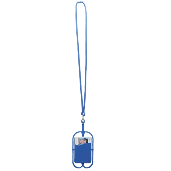 Silicone Lanyard & Cell Phone Holder - Image 4