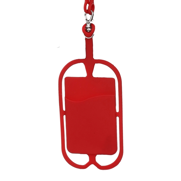 Silicone Lanyard & Cell Phone Holder - Image 6