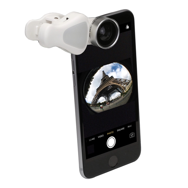 Cell Phone Clip-On Lens w/LED Light - Image 2