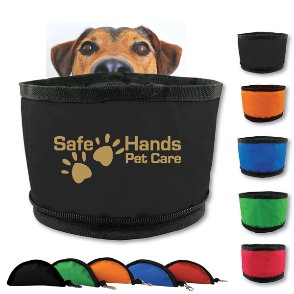 Paws for Life® Foldable Travel Bowl - Image 1