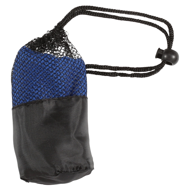Cooling Towel w/Mesh Carrying Pouch - Image 2