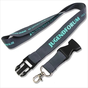 3/4" Lanyards with Detachable Buckle release