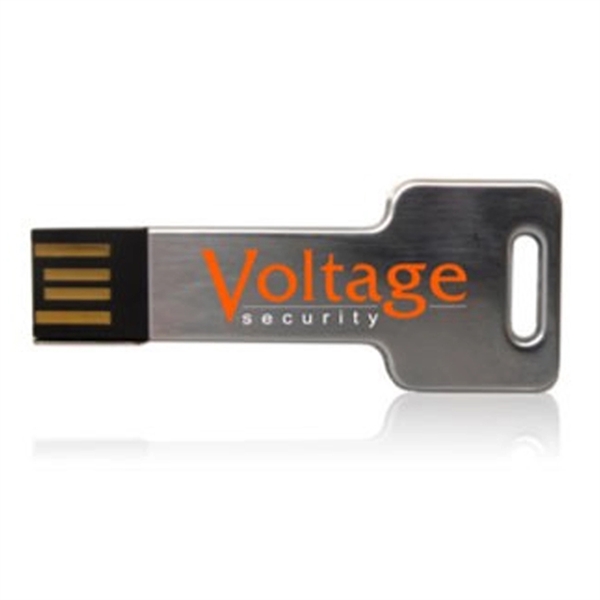 Chrome Key Shaped micro USB flash drive - Image 2