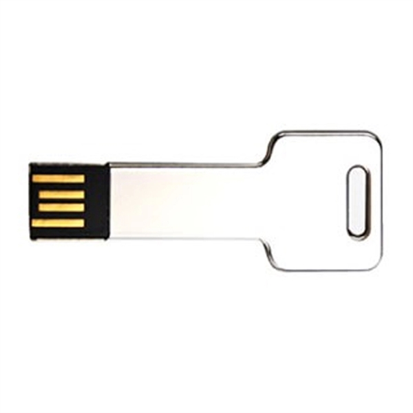 Chrome Key Shaped micro USB flash drive - Image 3