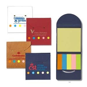 Rocklin Recycled Sticky Notes and Flags Booklet