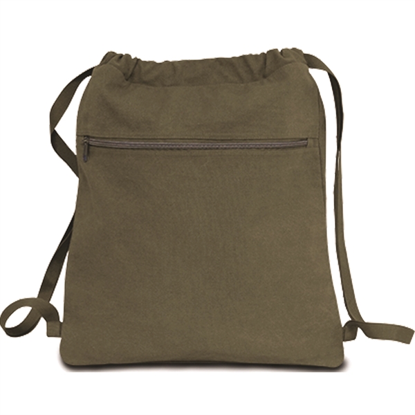 BrandGear™ Mission Bay Cotton Canvas Backpack™ - Image 6
