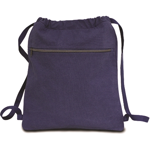 BrandGear™ Mission Bay Cotton Canvas Backpack™ - Image 8