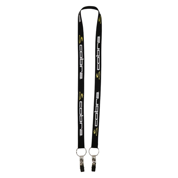 3/4 inch Recycled Econo Dual Attachment Lanyard - Image 4