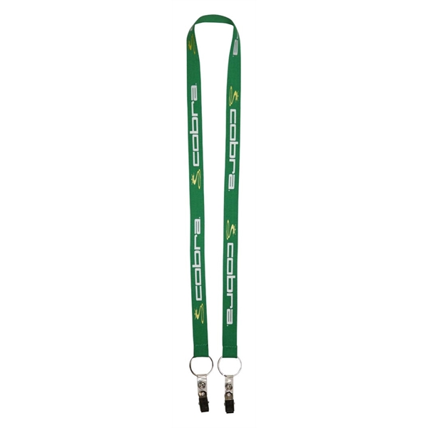 3/4 inch Recycled Econo Dual Attachment Lanyard - Image 5