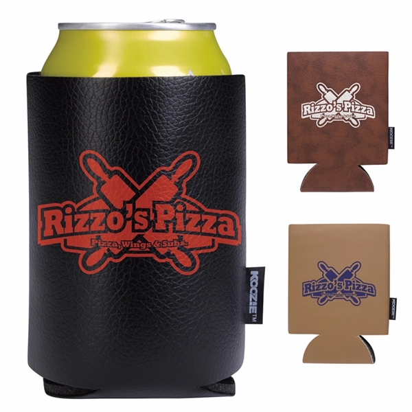 Koozie® Leather-Like Can Cooler - Image 1