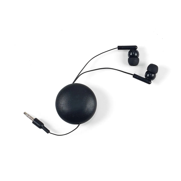 Retractable Wired Earbuds with Magnet - Image 3