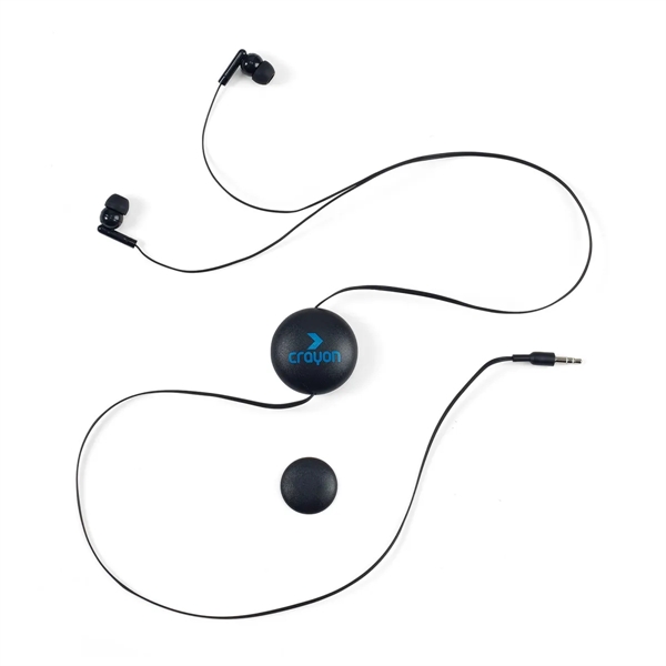 Retractable Wired Earbuds with Magnet - Image 4