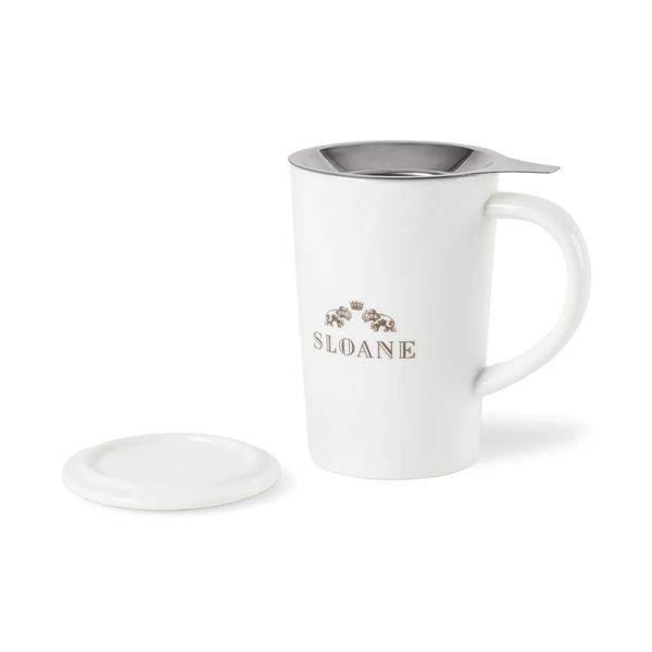 Lotus Porcelain Tea Infuser Mug - 15.5 Oz. - Image 3