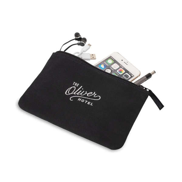 Avery Cotton Zippered Pouch - Image 9