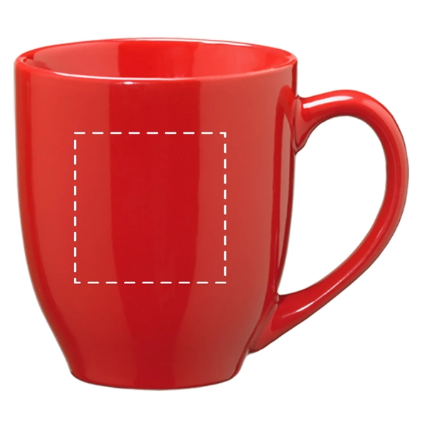 16 oz. Ceramic Bistro Coffee Mug - Image 4