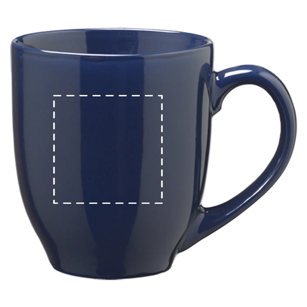 16 oz. Ceramic Bistro Coffee Mug - Image 6
