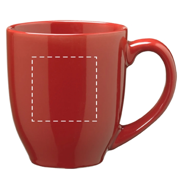 16 oz. Ceramic Bistro Coffee Mug - Image 7