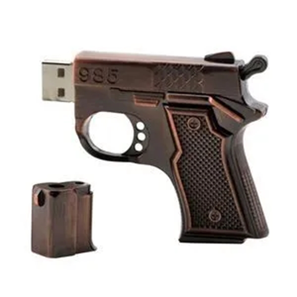 Metal Gun Shaped USB drive - Image 3