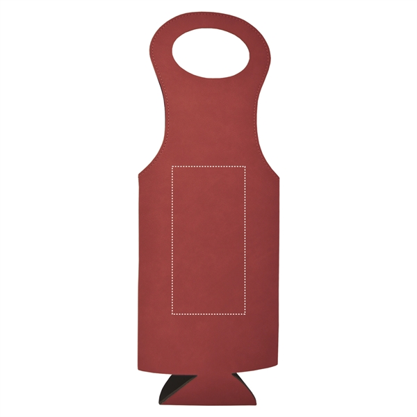 Ultra Suede Wine Tote - Image 4