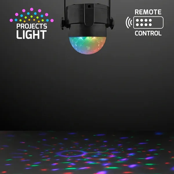 Instant Party Light Projector, 5" LED Disco Lamp with Remote - Image 4
